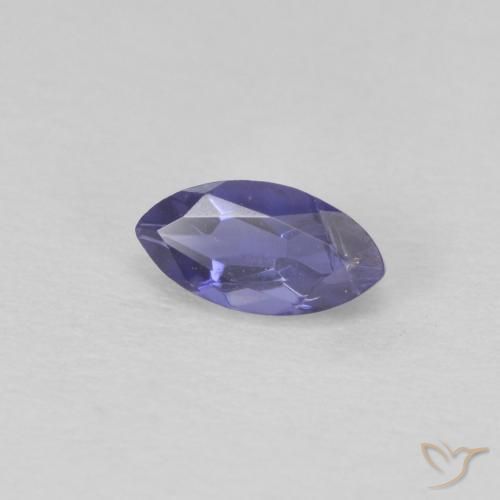 Iolita Púrpura oscuro natural de 0.26 ct, Marquesa, VS