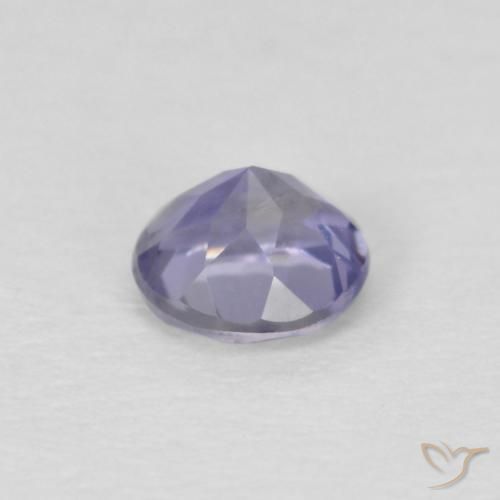Iolita Púrpura oscuro natural de 0.19 ct, Redondo, VS