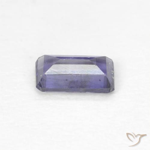 Iolita Azul plateado natural de 0.21 ct, Corte Octágono / Esmeralda, VVS-VS
