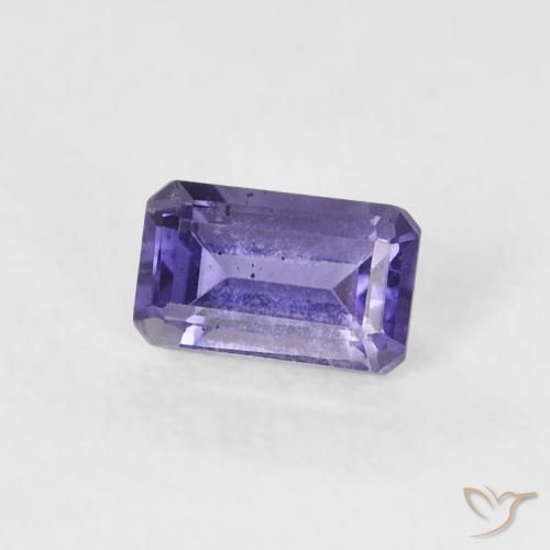 Iolita Violeta medio natural de 0.31 ct, Corte Octágono / Esmeralda, VS-SI