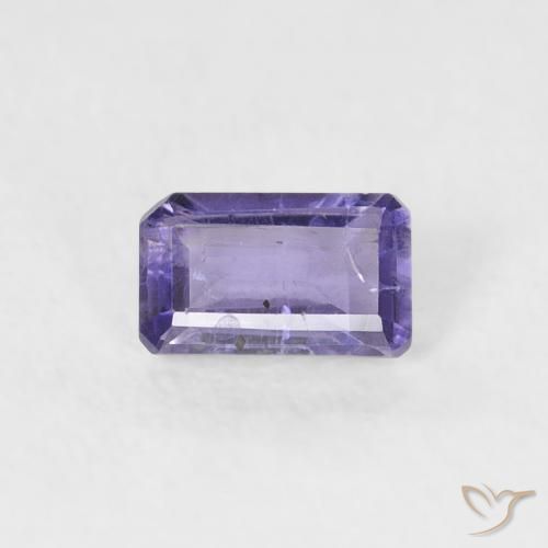 0.24ct Natural Violeta medio Iolita, corte esmeralda, VS-SI