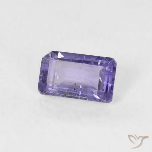 Iolita Violeta medio natural de 0.24 ct, Corte Octágono / Esmeralda, VS-SI