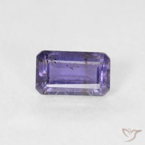0.27ct Natural Violeta medio Iolita, corte esmeralda, SI
