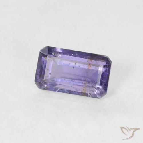 Iolita Violeta medio natural de 0.27 ct, Corte Octágono / Esmeralda, SI