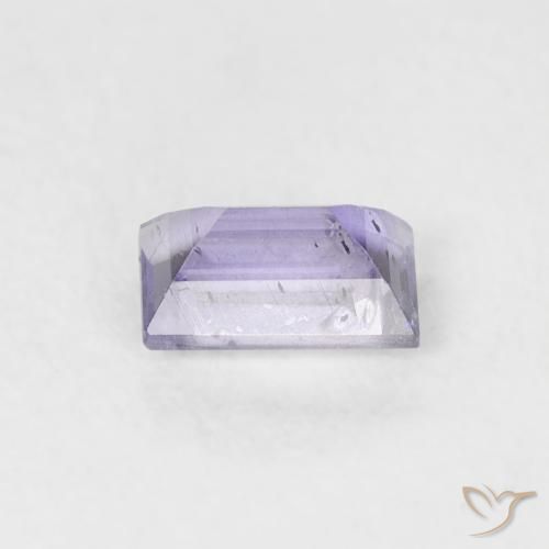 Iolita Medium Light-Violet natural de 0.27 ct, Corte Baguette, SI