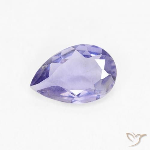 0.28ct Natural Medium Light-Violet Iolita, En forma de pera, VS