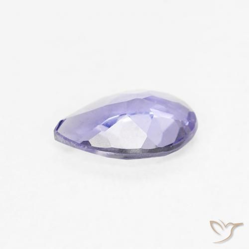 Iolita Medium Light-Violet natural de 0.28 ct, En forma de pera, VS