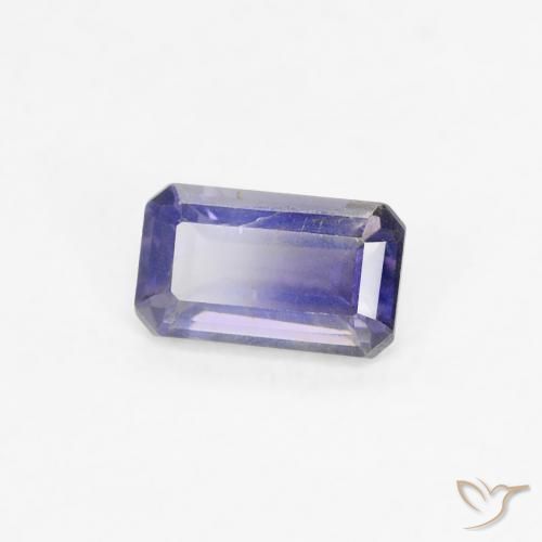 Iolita Púrpura oscuro natural de 0.27 ct, Corte Octágono / Esmeralda, VS