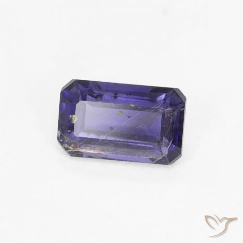 Iolita Azul oscuro natural de 0.25 ct, Corte Octágono / Esmeralda, VS-SI