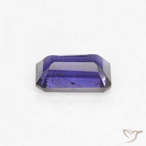 Iolita Azul oscuro natural de 0.25 ct, Corte Octágono / Esmeralda, VS-SI
