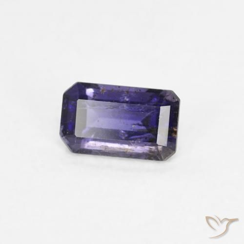 Iolita Violeta oscuro natural de 0.29 ct, Corte Octágono / Esmeralda, VS-SI