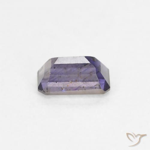 Iolita Violeta oscuro natural de 0.29 ct, Corte Octágono / Esmeralda, VS-SI