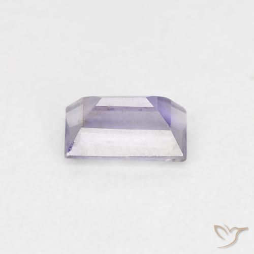 Iolita Púrpura azulado oscuro natural de 0.29 ct, Corte Baguette, VS