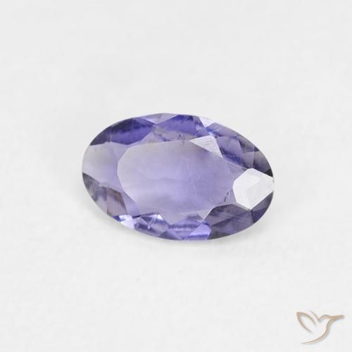 Iolita Violeta claro medio natural de 0.27 ct, Ovalada, VS