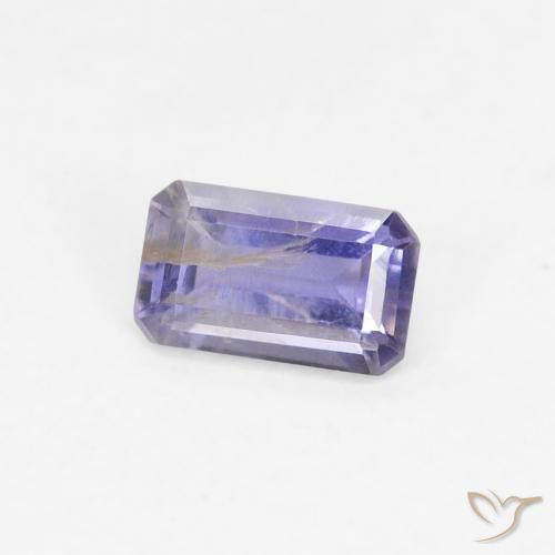 Iolita Azul plateado natural de 0.27 ct, Corte Octágono / Esmeralda, VS-SI