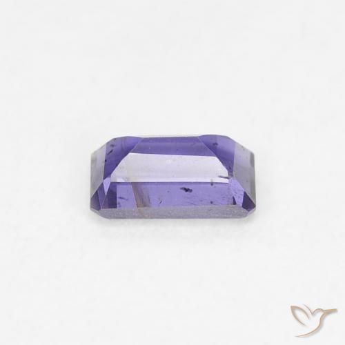 Iolita Violeta oscuro natural de 0.26 ct, Corte Octágono / Esmeralda, VS-SI
