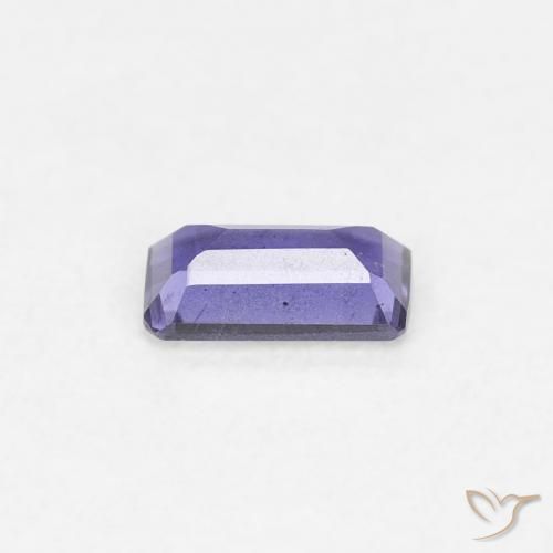Iolita Púrpura azulado oscuro natural de 0.21 ct, Corte Octágono / Esmeralda, VS-SI