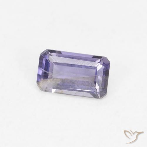 Iolita Violeta rosado natural de 0.24 ct, Corte Octágono / Esmeralda, VS-SI