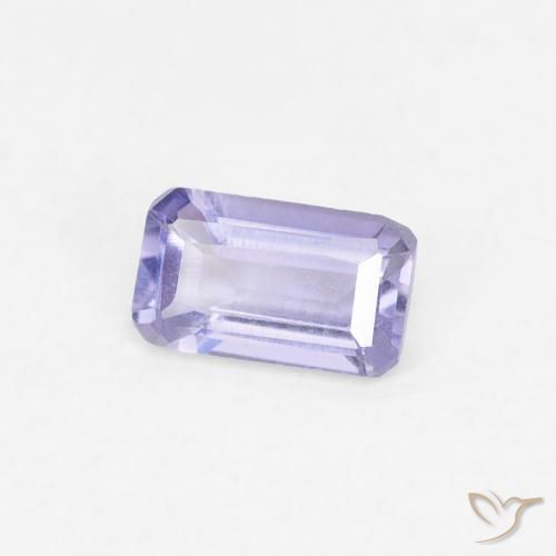 Iolita Violeta rosado natural de 0.21 ct, Corte Octágono / Esmeralda, VS