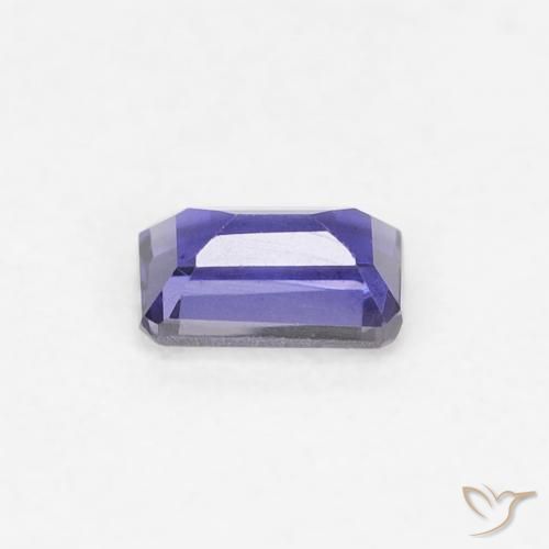 Iolita Púrpura azulado oscuro natural de 0.24 ct, Corte Octágono / Esmeralda, VS