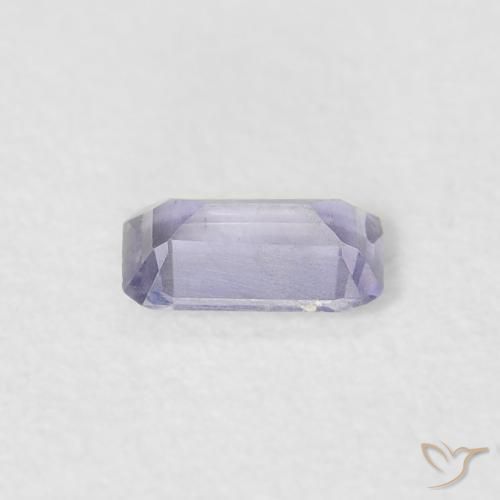 Iolita Medium Light-Violet natural de 0.18 ct, Corte Octágono / Esmeralda, VS-SI