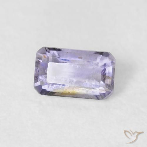 Iolita Medium Light-Violet natural de 0.29 ct, Corte Octágono / Esmeralda, VS-SI