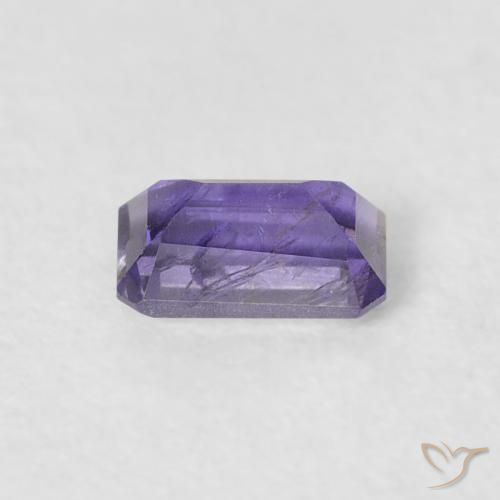Iolita Violeta oscuro natural de 0.29 ct, Corte Octágono / Esmeralda, VS
