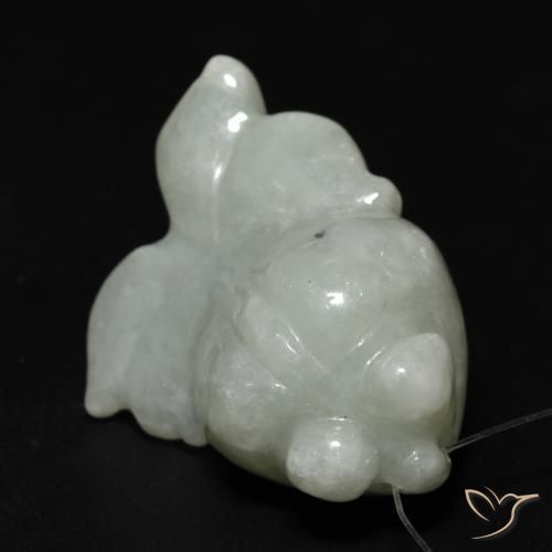 40.87ct Natural Verde medio Jade, Elegante, Translúcido