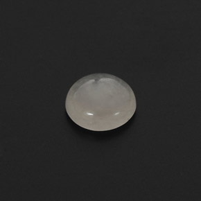 Jadeíta Blanco natural de 1.59 ct, Corte Redondo, Translúcido