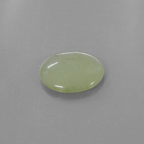 Jadeíta verde natural de 3,20 ct, transparente, transparente / translúcido