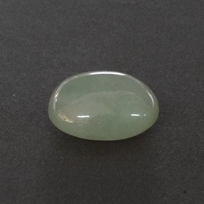 Jadeíta verde natural de 3,23 ct, transparente, transparente / translúcido