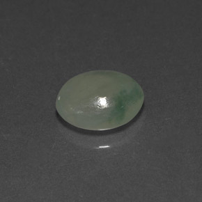 Jadeíta Verde claro natural de 2.94 ct, Transparente, Transparente / Translúcido