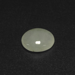 Jadeíta verde natural de 2,81 ct, transparente, transparente / translúcido
