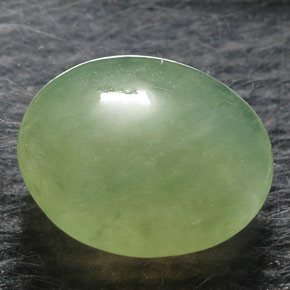 Jadeíta verde natural de 1,37 ct, transparente, transparente / translúcido