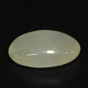 Jadeíta verde natural de 3,33 ct, transparente, transparente / translúcido