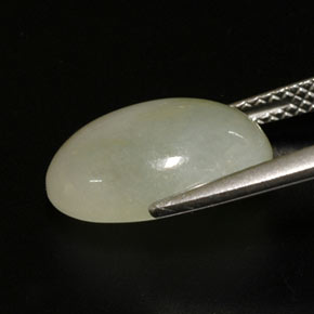 Jadeíta multicolor natural de 6,78 ct, transparente, transparente / translúcido