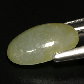 Jadeíta multicolor natural de 5,55 ct, transparente, transparente / translúcido