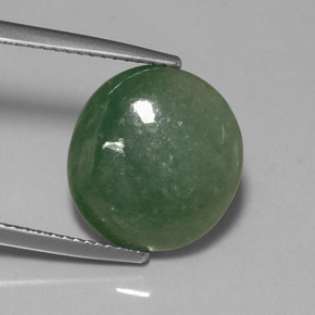 Jadeíta Verde natural de 8.12 ct, Transparente, Transparente / Translúcido