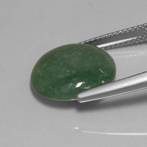 Jadeíta Verde natural de 8.12 ct, Transparente, Transparente / Translúcido