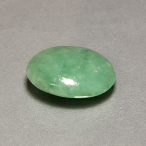 Jadeíta verde natural de 8,45 ct, transparente, transparente / translúcido