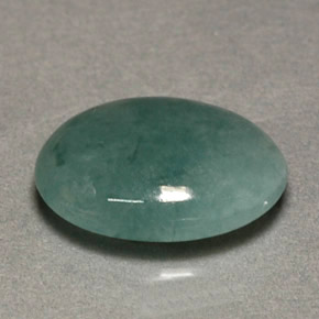 Jadeíta verde natural de 2,63 ct, transparente, transparente / translúcido