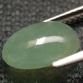 Jadeíta Verde natural de 3.20 ct, Transparente, Transparente / Translúcido