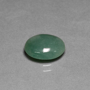 Jadeíta verde natural de 2,90 ct, transparente, transparente / translúcido