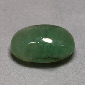 Jadeíta verde natural de 3,26 ct, transparente, transparente / translúcido