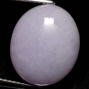 Jadeíta azul natural de 12,21 ct, corte óvalo, opaco