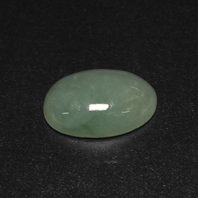 Jadeíta Verde natural de 4.81 ct, Transparente, Transparente / Translúcido