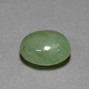 Jadeíta verde natural de 3,12 ct, transparente, transparente / translúcido