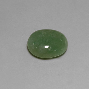 Jadeíta Verde natural de 3.19 ct, Transparente, Transparente / Translúcido