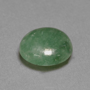 Jadeíta verde natural de 2,26 ct, transparente, transparente / translúcido