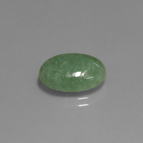 Jadeíta Verde natural de 5.83 ct, Transparente, Transparente / Translúcido